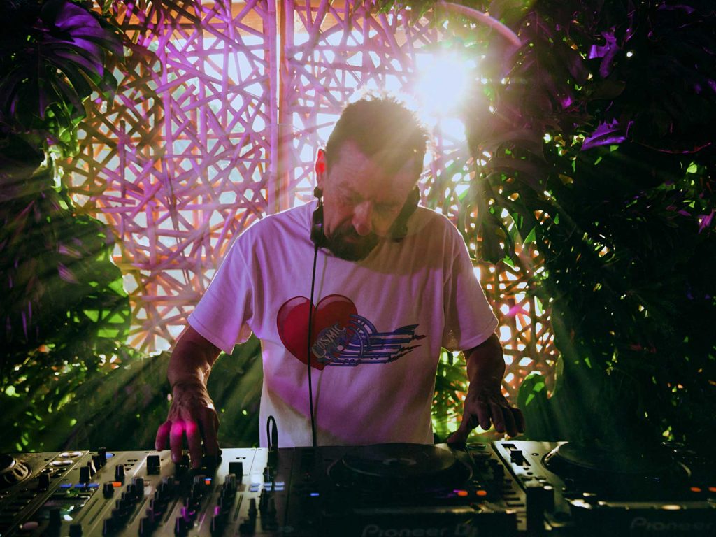 DJ Daniele Baldelli playing at Desa Potato Head, Seminyak, Bali on 25 January 2020.