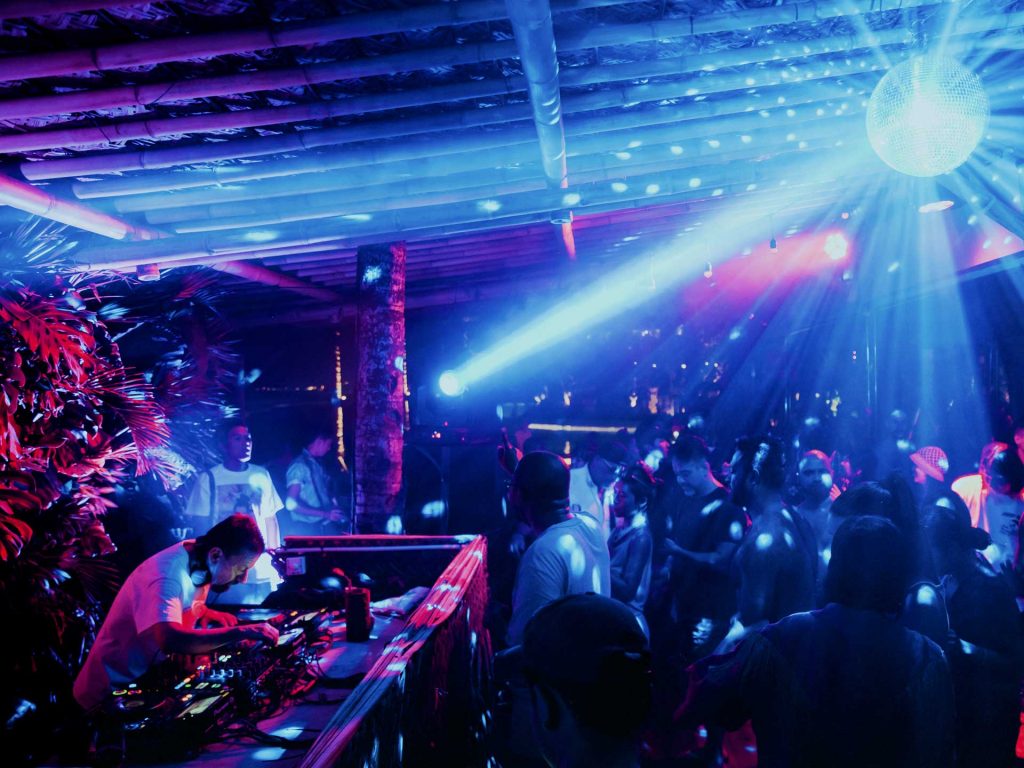 DJ Daniele Baldelli playing at Desa Potato Head, Seminyak, Bali on 25 January 2020.